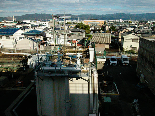 県域水道一体化に参加すれば廃止される大和郡山市営の地下水浄水場＝同市植槻町