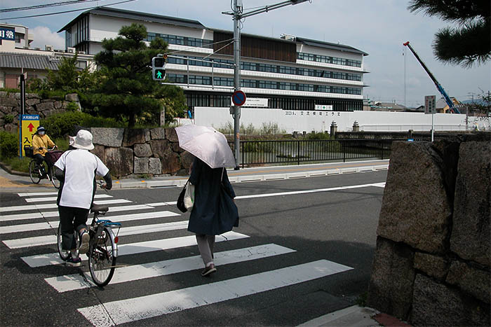 大和郡山市役所＝2022年9月14日