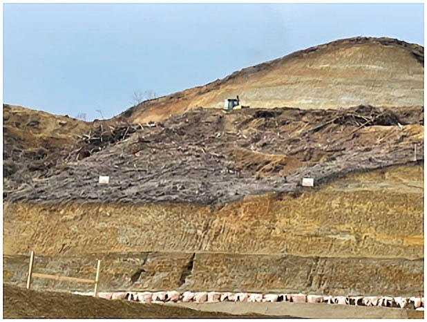 京都府南山城村のメガソーラー開発地の様子（「平群のメガソーラーを考える会」ブログより）