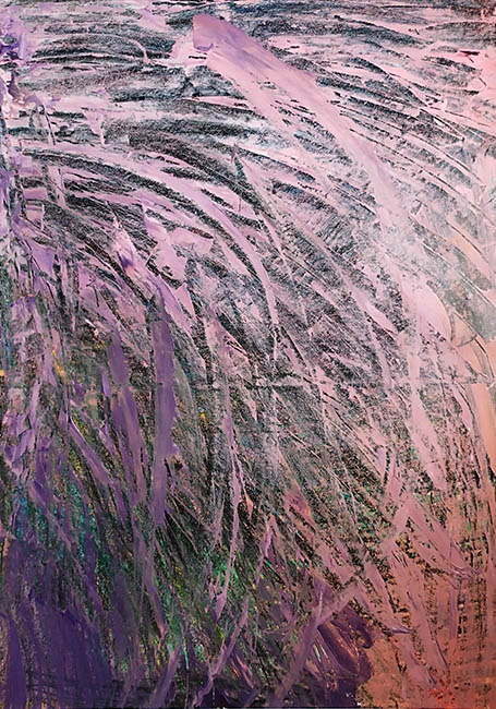 筆者のアートコレクションから村山太一（むらやま・たいち、1977年生まれ）「無題」。東京都在住、アトリエ・ポレポレ所属